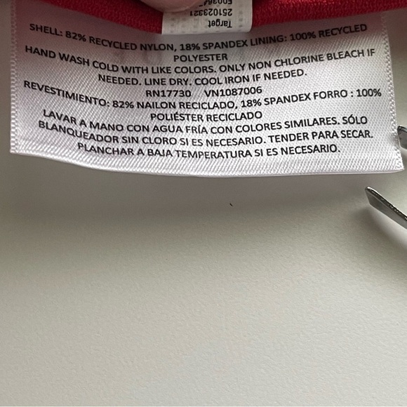 NEW Rhode Zinnia Floral High Rise Medium Coverage Bikini bottom red size 3X - Picture 6 of 13